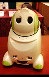 picture of two cute small robots